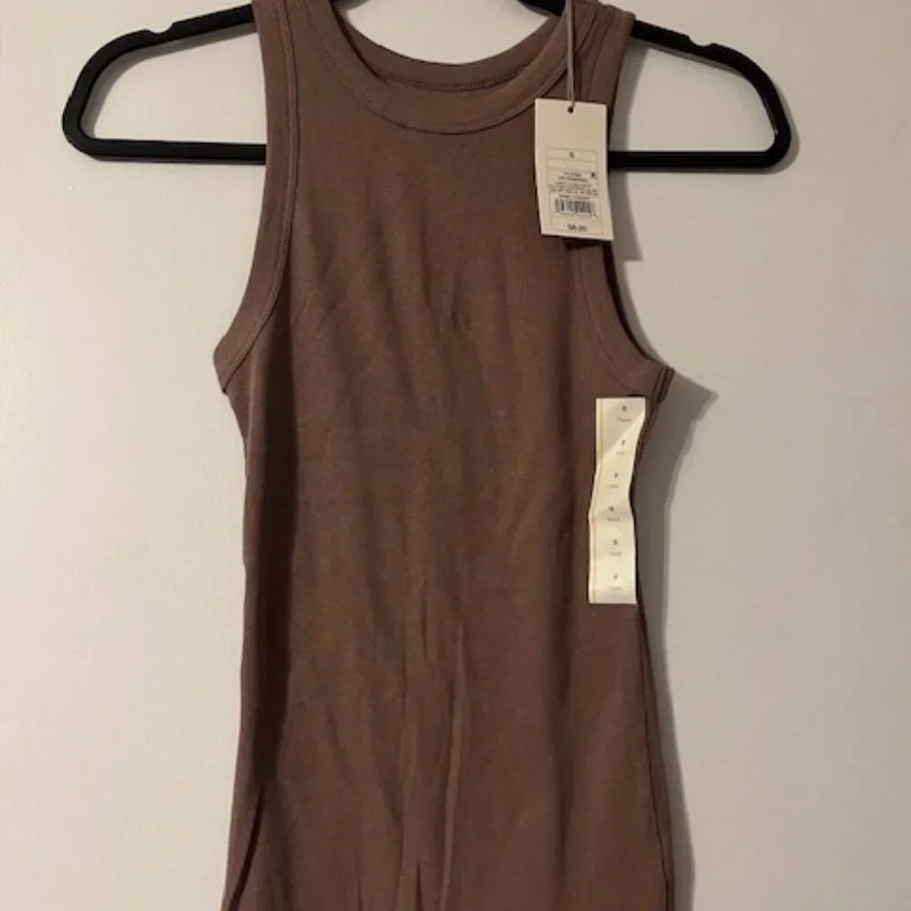 Lot of Five - A New Day Size S Tank Tops NWT - brown, navy, cream, olive & white - Picture 1 of 12